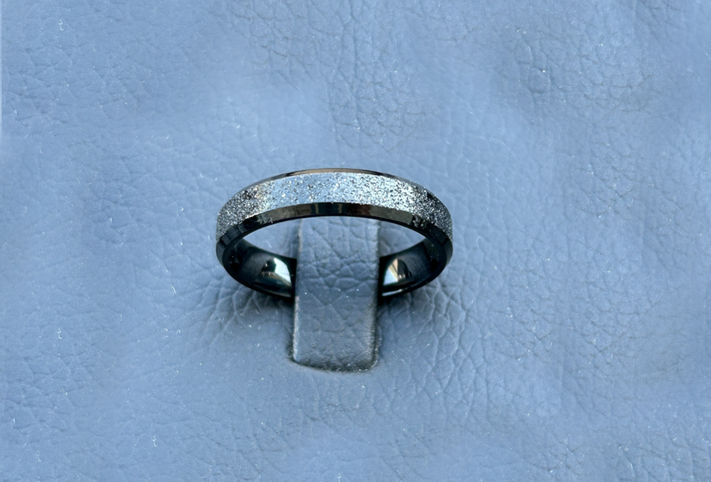 Titanium Ring " Stars "