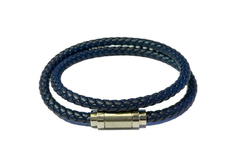 Double Wrap Bracelet " Navy"
