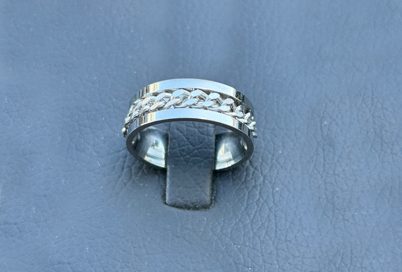 Chain Ring " Silver "
