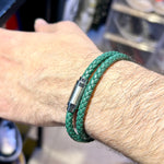 Magnet Double Wrap Bracelet " Dark Green"