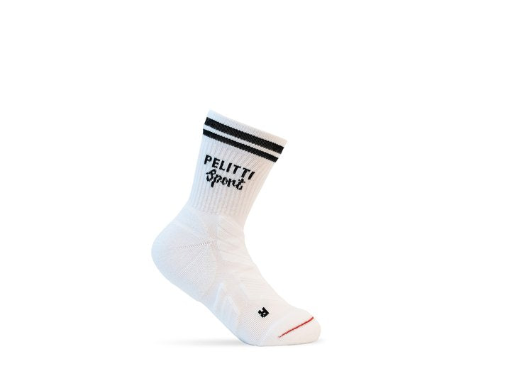 Pelitti Socks Mid Sport White Black