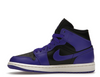 Jordan 1 Mid Purple Black