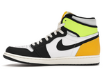 Jordan 1 Retro High White Black Volt University Gold