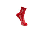 Pelitti Socks Mid Monogram Red/White