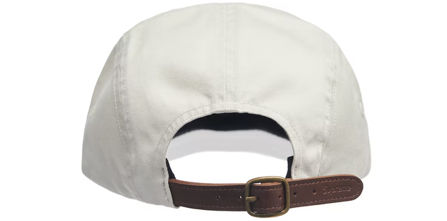 Supreme Washed Chino Twill Camp Cap Cap (SS22) Stone