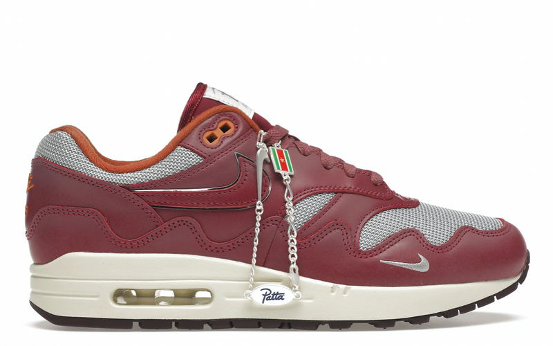 Nike Air Max 1 Patta Waves Rush Maroon (with Bracelet)