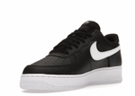 Nike Air Force 1 Low '07 Black White Pebbled Leather