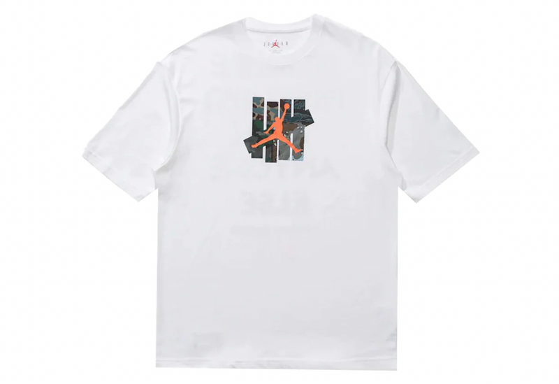 Jordan x Undefeated Strikes Tee White